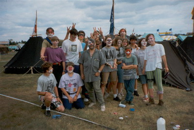 "Überzeugungsarbeit für die Pfadfinder" - Teilnehmer des Stamm Drei Gleichen in England 1993