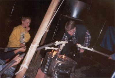 Stammeslagerfeuer in der Johanniskirche Neudietendorf