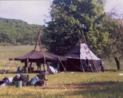 Abbau nach erfolgreichem Pfingstlager in Schafhausen