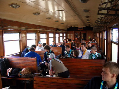 Pfadis aus Neudietendorf & Umgebung auf dem Weg nach Samara in "Holzklasse-Regionalbahn"