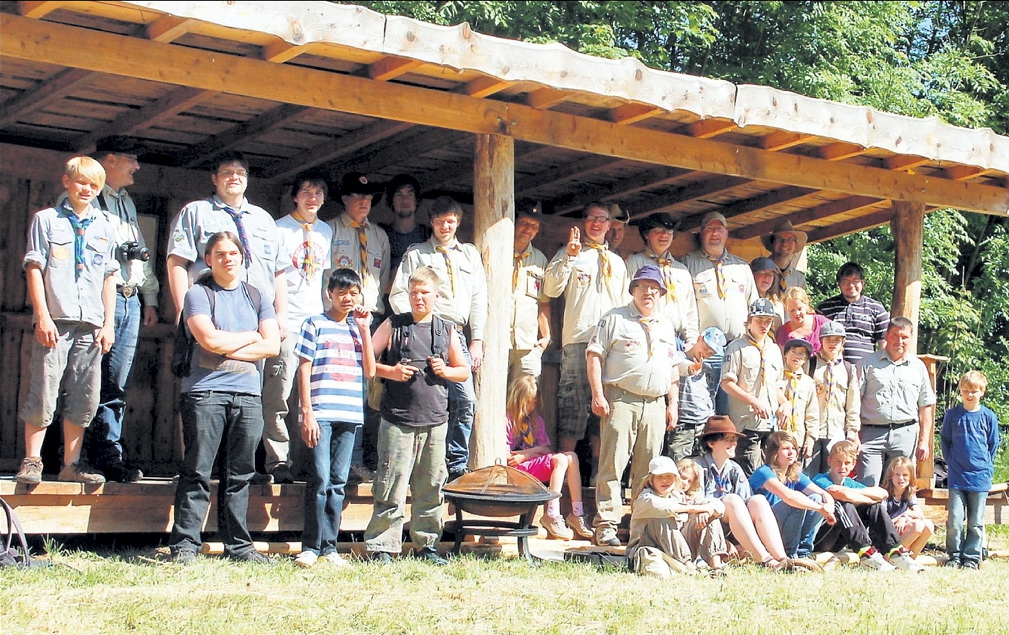 Pfadfinder der »Royal Rangers« und des Verbandes Christlicher Pfadfinder aus Bad Langensalza, Gotha, Neudietendorf und Sollstedt im Harz campierten vier Tage im Biwak des Nationalparks Hainich. Foto: Anke Kühn