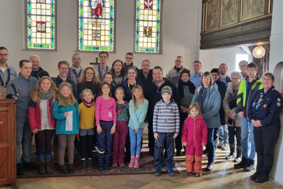 Seit über 100 Jahren im Einsatz für die Umwelt: World-Thinking-Day-Feier der Nesse-Apfelstädter Pfadis in der Neudietendorfer Johanniskirche